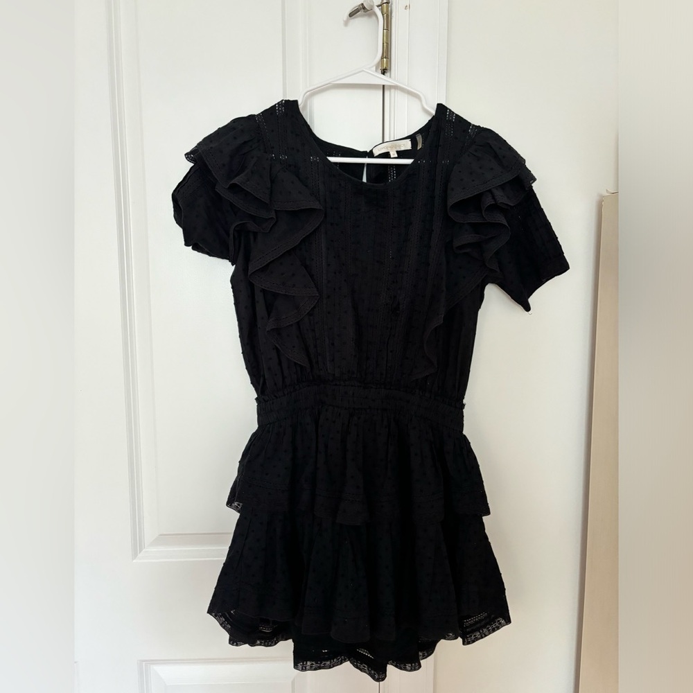 LOVESHACKFANCY NATASHA DRESS IN BLACK!